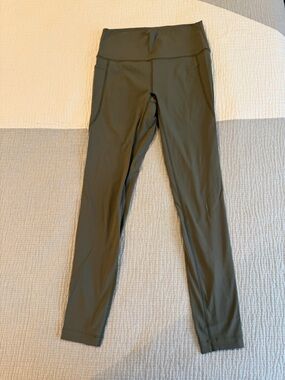 Outdoor Voices Olive Leggings - Deep Olive Green